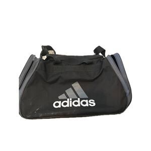 Adidas Defender Medium 20"x12"x10" White Black Duffel Bag